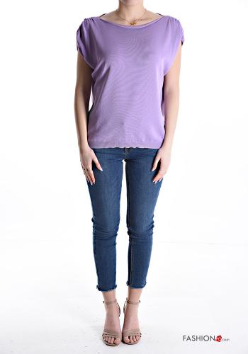 short sleeve Sweater boat neckline - ph 5