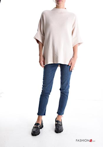 u-boot ausschnitt Strickpullover 3/4 ärmel - ph 5
