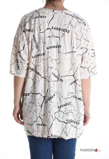 T-shirt in Cotone maniche corte girocollo - ph 2