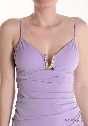 Vestido sem mangas curto gola V - ph 4