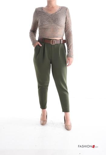 lace trim Long sleeved top - ph 5