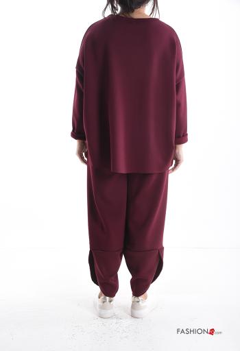 long sleeve crew neck Co-ord with pockets with elastic - ph 2
