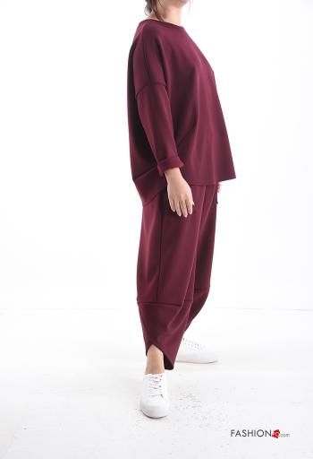 long sleeve crew neck Co-ord with pockets with elastic - ph 3