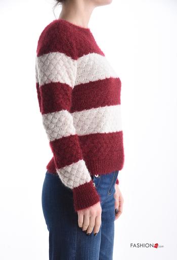 Striped long sleeve crew neck Sweater - ph 3
