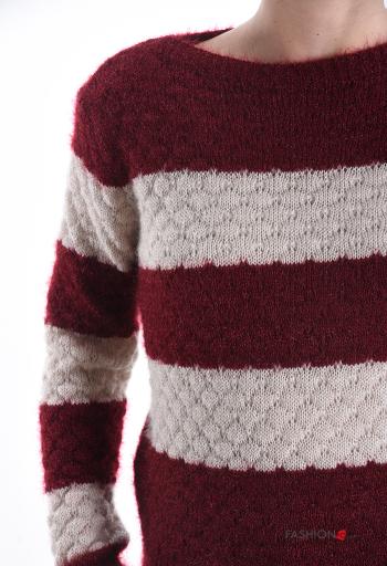 Striped long sleeve crew neck Sweater - ph 4