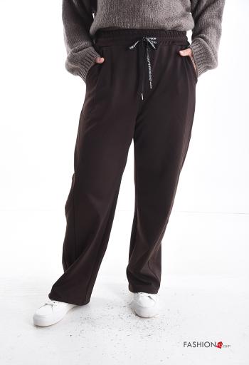 wide leg Joggers with pockets with elastic - ph 1