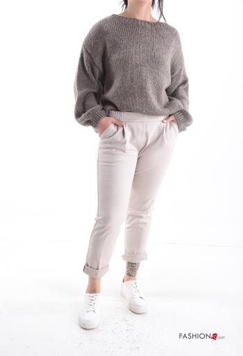 Trousers with pockets with elastic - ph 5