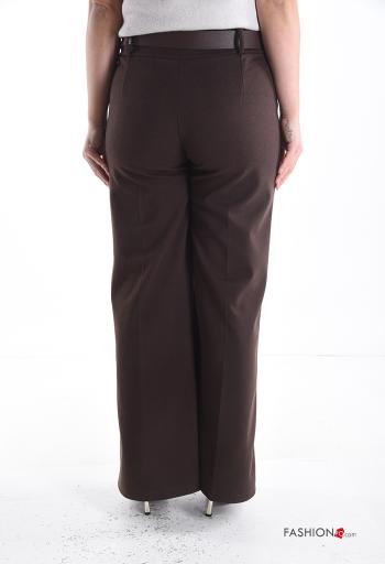wide leg Trousers with belt with elastic - ph 2