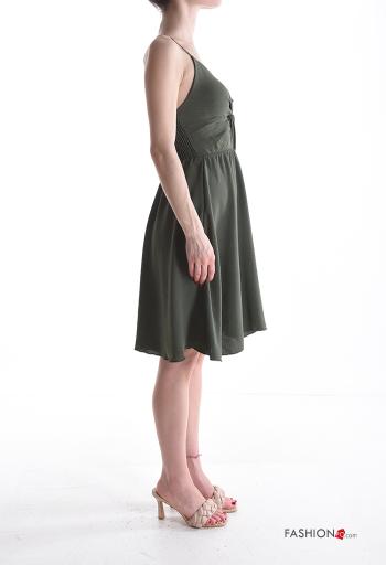 sleeveless backless adjustable Dress with knot - ph 3