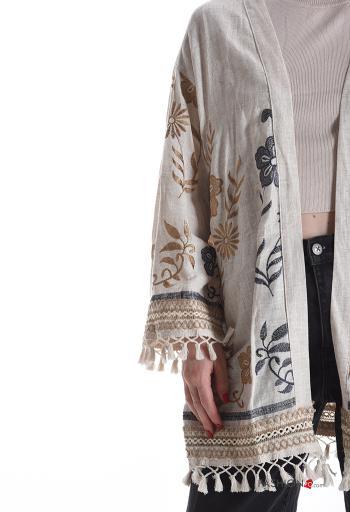Linen Poncho - ph 4