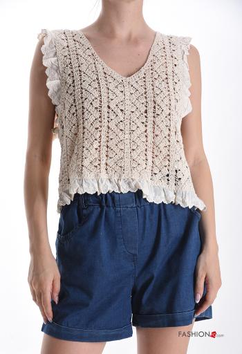 Strickjacke aus Baumwolle