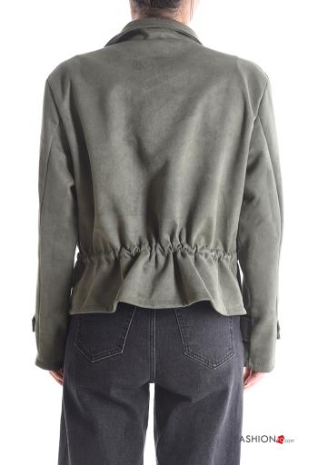 Chaqueta con bolsillos con botones con cordón - ph 2
