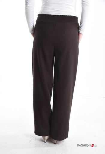 wide leg Trousers with pockets with elastic - ph 2
