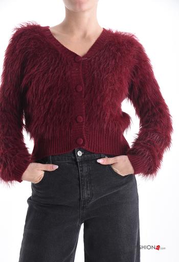 long sleeve Cardigan with buttons with v-neck - ph 1