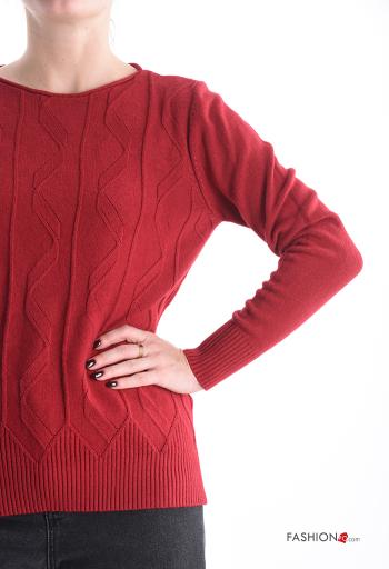 Embroidered long sleeve crew neck Sweater - ph 4