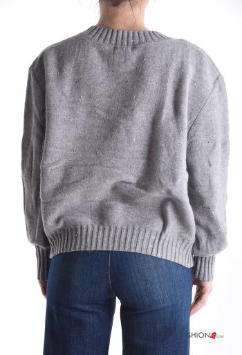 long sleeve crew neck Sweater - ph 2