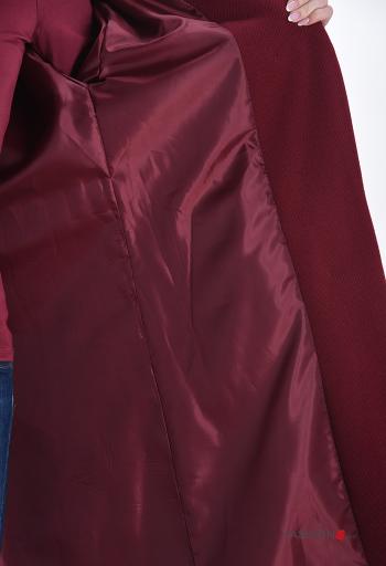 Coat with lining with pockets with belt with buttons - ph 5