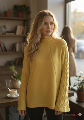 Maglione maniche lunghe a collo alto - ph 1