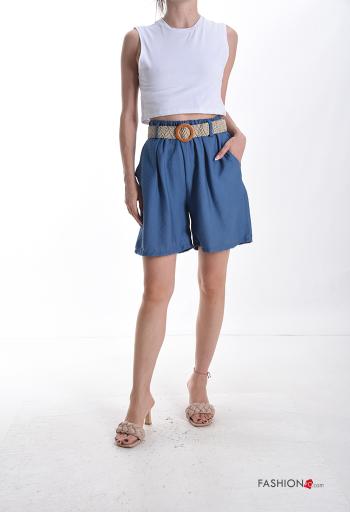 Shorts mit Gürtel mit gummizug mit Taschen - ph 5
