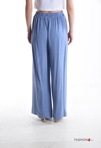 wide leg Hose mit Schleife mit gummizug - ph 2