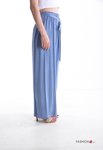 wide leg Hose mit Schleife mit gummizug - ph 3