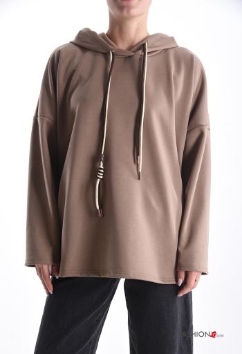 long sleeve Sweatshirt with hood - ph 1