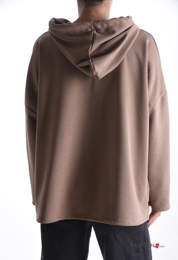 long sleeve Sweatshirt with hood - ph 2