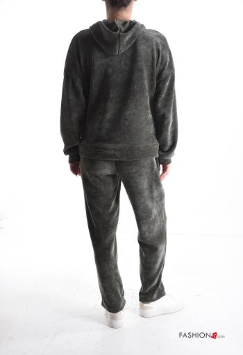 long sleeve Sports set with pockets with elastic with hood - ph 2