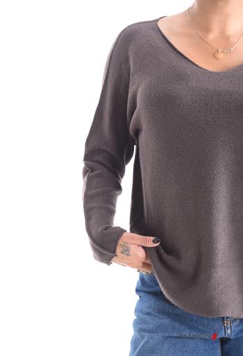 Maglione maniche lunghe scollo a V - ph 4