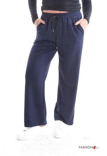 wide leg Joggers with pockets with elastic - ph 1